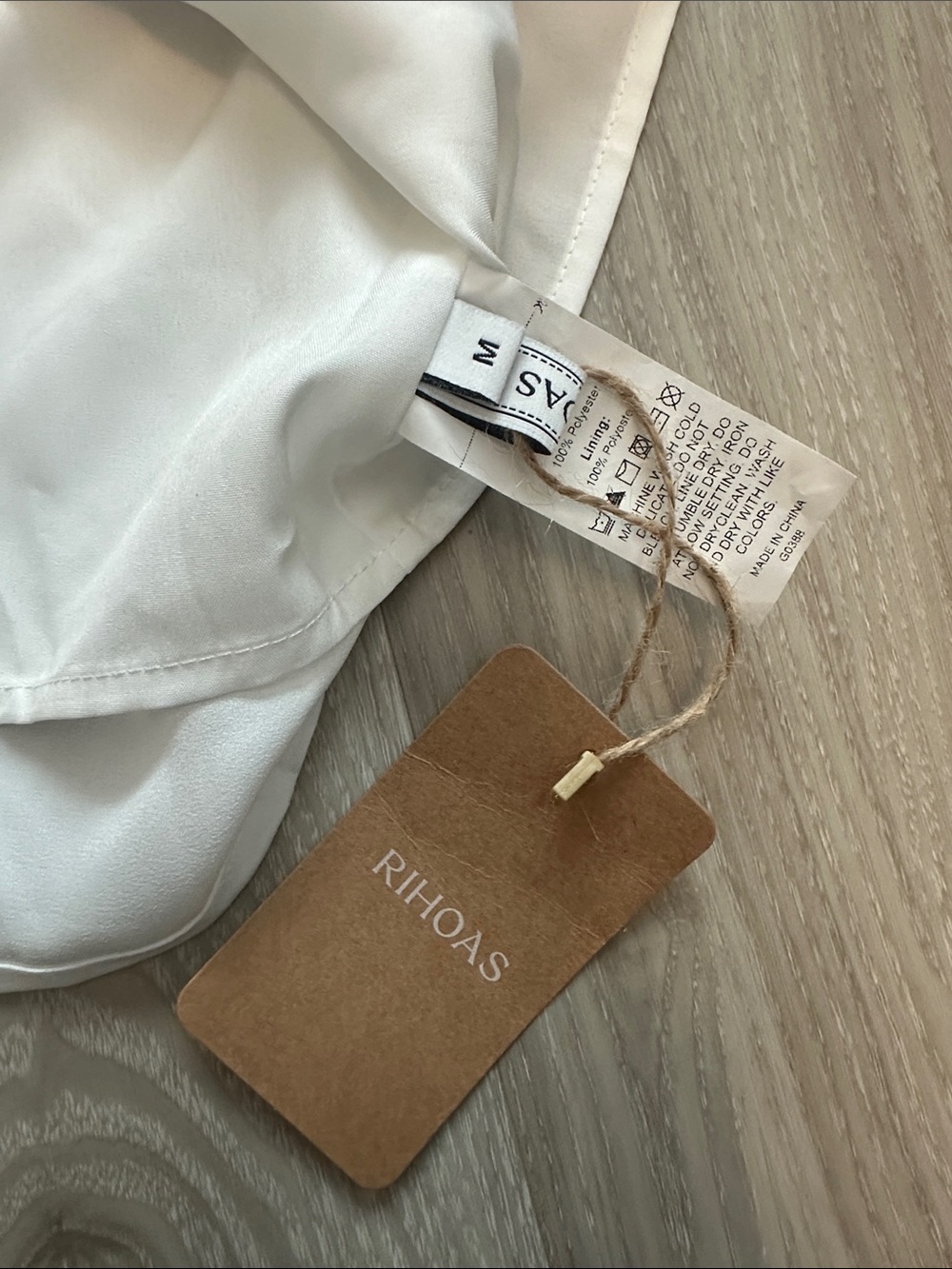 RIHOAS Ivory One-Shoulder Ruffle Mini Dress - Picture 2 of 2